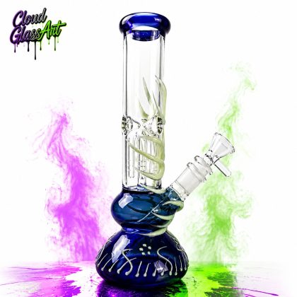 Luminous Vine Glass Bong©CloudGlassArt