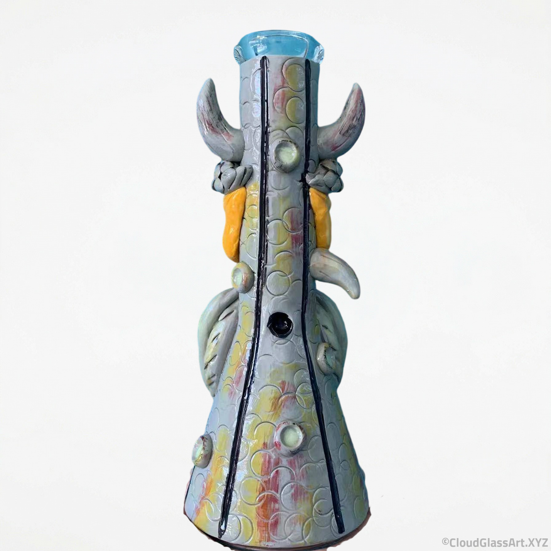 Demon Owl Glass Bong ©CloudGlassArt