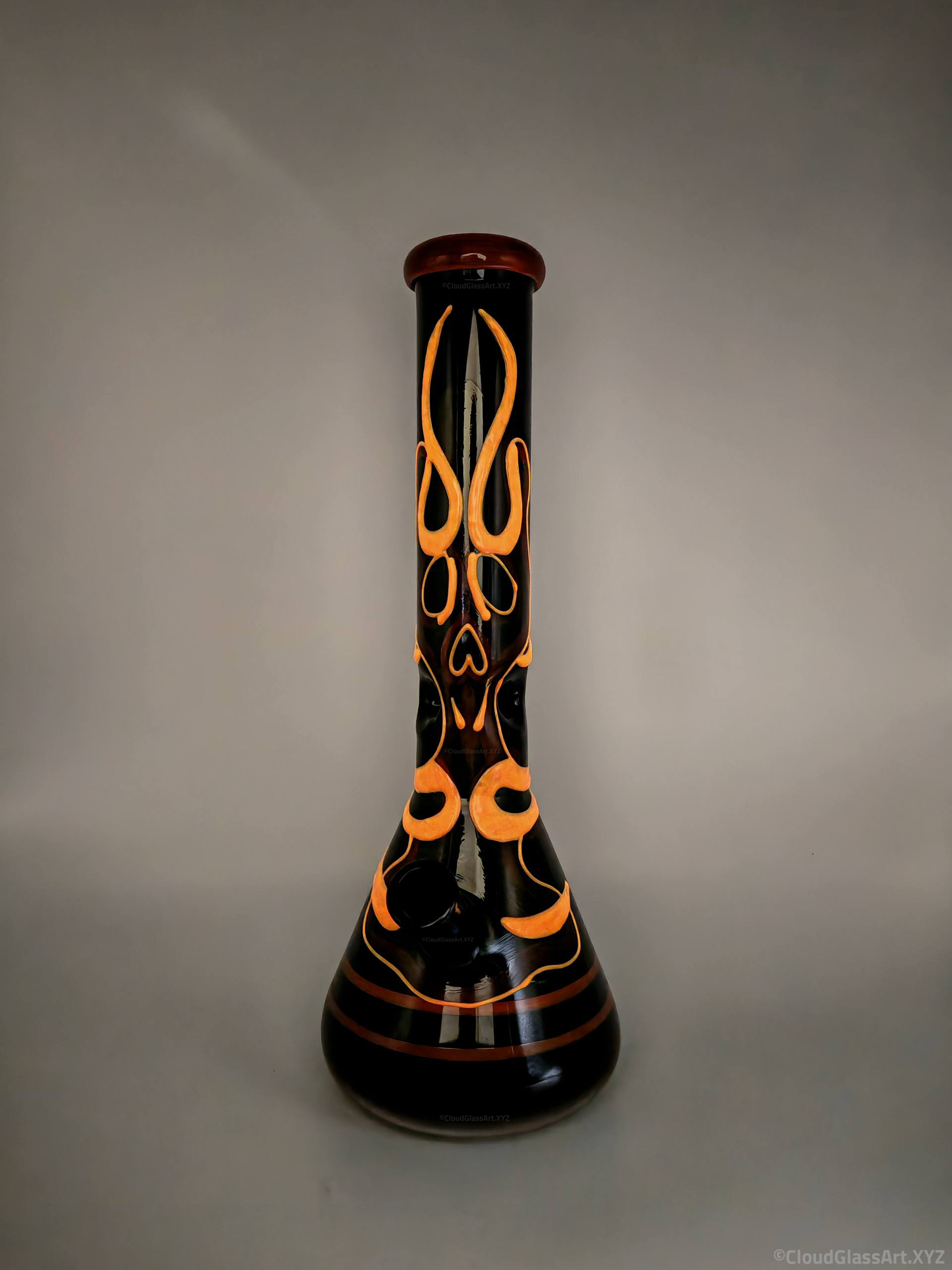 Ghostface Glass Bong ©CloudGlassArt